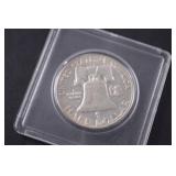 1949 Franklin Half Dollar and 1946 Iowa Statehood Centennial Half Dollar