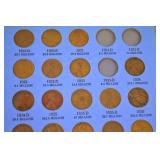 US Wheat and Indian Head Cent Collection in Whitman Folders, 1880s-1940s
