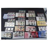Large Collection of US Mint Uncirculated Coin Sets and Souvenir Sets
