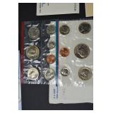 Large Collection of US Mint Uncirculated Coin Sets and Souvenir Sets