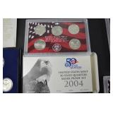 Assorted U.S. Mint Silver Proof Sets and Commemorative Coins