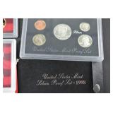 Assorted U.S. Mint Silver Proof Sets and Commemorative Coins