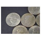 Bulk Lot of Eisenhower Dollars, Mixed Dates 1971-1978