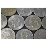 Bulk Lot of Eisenhower Dollars, Mixed Dates 1971-1978