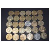 US Dollar Coin Lot: Presidential, Sacagawea, and Susan B Anthony