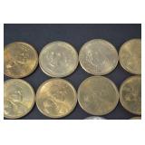 US Dollar Coin Lot: Presidential, Sacagawea, and Susan B Anthony