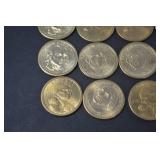 US Dollar Coin Lot: Presidential, Sacagawea, and Susan B Anthony