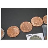 Extensive U.S. Coin and Medal Collection: Graded Quarters, Sets, and Copper Rounds