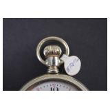 Vintage Elgin Pocket Watch with Stand and Glass Dome - MSRP $350