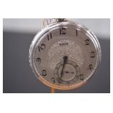 Vintage Elgin 14k gold filled Streamline Pocket Watch with Display Dome and Stand