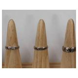 10k White Gold Rings