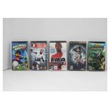 PSP Game Lot: SOCOM, FIFA Soccer, World Tour Soccer, MX vs ATV, Hot Shots Golf