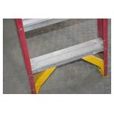 Werner 6 ft Fiberglass Step Ladder, 225 lb Capacity, Type II