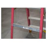 Werner 6 ft Fiberglass Step Ladder, 225 lb Capacity, Type II