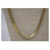 2 Gold-Tone Necklaces and 1 Bracelet Assortment