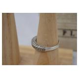 Sterling Silver Ring and Pink Pendant Necklace