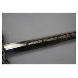 Decorative Taiwanese Stainless Steel Sword with Scabbard