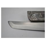 Decorative Stainless Steel Sword with Ornate Sheath