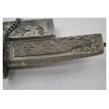 Decorative Stainless Steel Sword with Ornate Sheath
