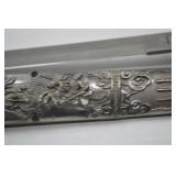 Decorative Stainless Steel Sword with Ornate Sheath