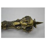 Decorative Dagger with Ornate Handle and Engraved Blade