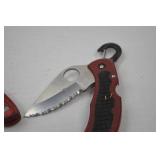 Hand Tool Lot - Folding Knives and Miniature Display Swords Assortment