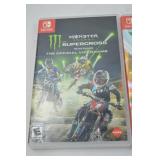 Nintendo Switch Game Lot: Monster Energy Supercross, Mario Rabbids Kingdom Battle, Trials Rising