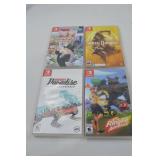 Nintendo Switch Game Lot: Ring Fit Adventure, Monopoly, Mortal Kombat 11, Burnout Paradise