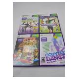 Xbox 360 Kinect Game Lot: Kinect Sports, Kinect Adventures, Your Shape, Country Dance