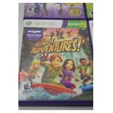 Xbox 360 Kinect Game Lot: Kinect Sports, Kinect Adventures, Your Shape, Country Dance