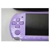 Sony PSP Purple Handheld Console with NakiWorld Case