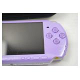 Sony PSP Purple Handheld Console with NakiWorld Case