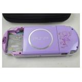 Sony PSP Purple Handheld Console with NakiWorld Case
