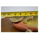 Mounted Bluegill Taxidermy Wall Decor on Wood Plaque 11 Inch