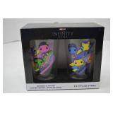 Marvel Infinity Saga Drinking Glass Set 2pc 17oz POP!