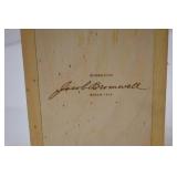 Jacob Bromwell Copper Flask with Wooden Box and Cork Stoppers