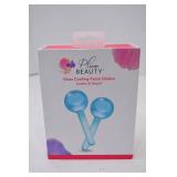 Plum Beauty Glass Cooling Facial Globes Set - New in Box