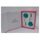 Plum Beauty Glass Cooling Facial Globes Set - New in Box