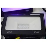 Onforu 4 Pack 20W UV LED Black Lights IP66