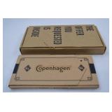 Set of 4 Copenhagen Promotional Wooden Coasters with Farm Design