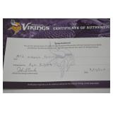 Minnesota Vikings Kyle Rudolph Signed NFL Autograph Football & COA