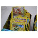 Pokemon Trading Card Lot with Foils, Tin Storage Cases
