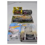 Hot Wheels Justice League Batmobile & 57 Chevy, M2 Machines 1957 Bel Airs, Big Rig Lot