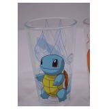 Pokemon Glass Tumbler Set - Pikachu, Bulbasaur, Squirtle, Charmander (4pcs)