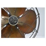 Vintage Emerson Electric Type 6250-D Desk Fan with Brass Blades