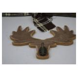 Rustic Animal Home Decor Lot - Bear Wall Art, Deer String Art, Moose Hook