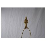 Figural Table Lamp Girl Reading Book Porcelain Sculpture 51in.