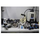 HART 20V Cordless Power Tool Lot: Circular Saw, Impact Driver, Nailer, Inflator