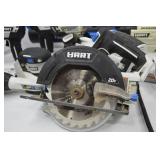 HART 20V Cordless Power Tool Lot: Circular Saw, Impact Driver, Nailer, Inflator