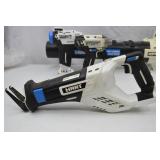 HART 20V Cordless Power Tool Lot: Circular Saw, Impact Driver, Nailer, Inflator